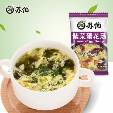 山東蘇伯6g裝紫菜蛋花速食湯